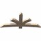 Ekena Millwork Davenport Smooth Timber Gable Bracket, Douglas Fir, 72"W x 33"H x 3 1/2"D x 5 1/2"F, 11/12 Pitch GBW072X33X0406DAV00SDF - alternate 2